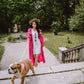 Women's T-Shirt dress with three bugs in the line and a pink crown 