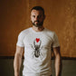 T-shirt with scarab and plush heart